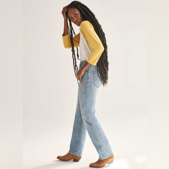 ARITZIA DENIM FORUM The Joni High Rise Loose 32l - Picture 2 of 16